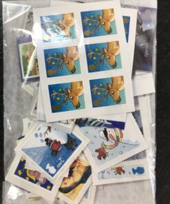 £2 mixed gummed postage stamps