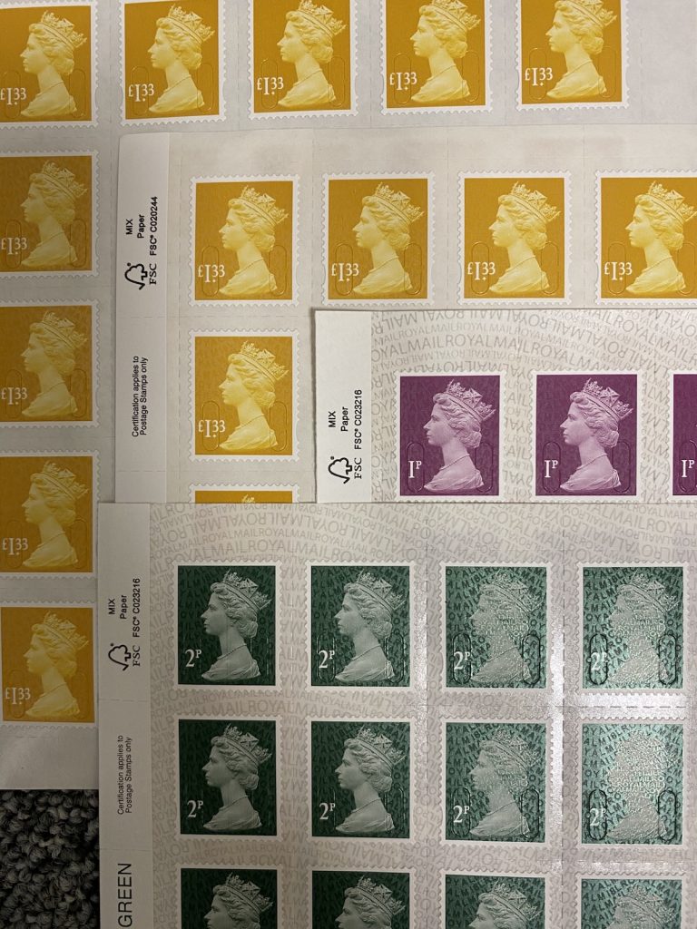 Discount Postage Stamps Online | Royal Mail Postage Stamps UK