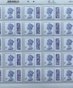 5p stamp sheet QR coded