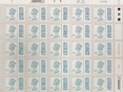 10p self adhesive stamp with qr barcode