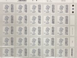 50p self adhesive QR barcoded postage stamps
