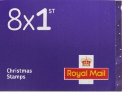 1st class Xmas QR barcoded x 8