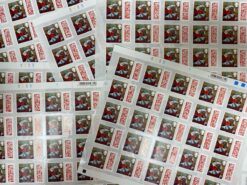1st class xmas stamps with QR barcode