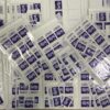 1st class purple QR barcoded part sheets