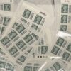 2nd large barcoded self adhesive stamps, part sheets