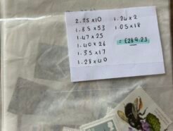£1.05-£2.25 mixed gummed postage stamps