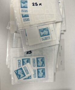 1st class large letter barcoded part sheets
