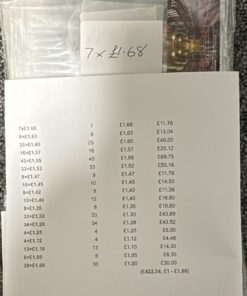 £1-£1.68 mixed gummed picture stamps