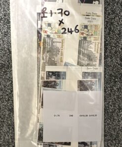 mixed gummed picture stamps 418 face 246 x £1.70