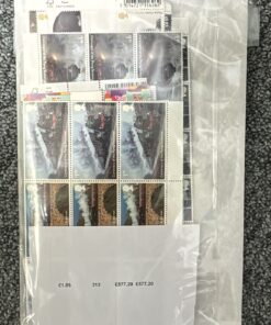 mixed gummed picture stamps 577 face 312 x 1.85